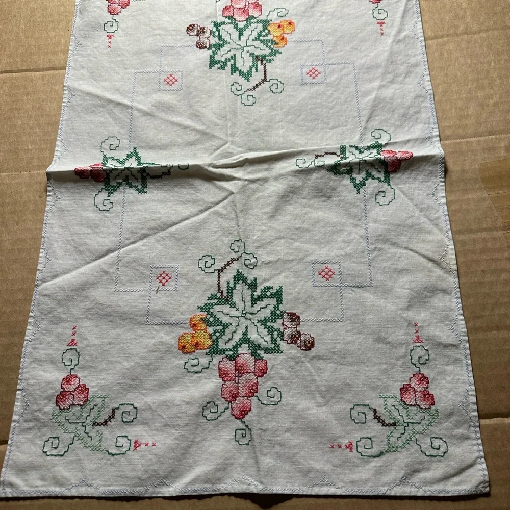 Fruit Themed Mismatched Linens